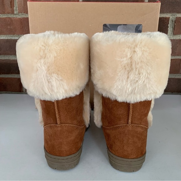 Style & Co. Womens Witty Leather Mid-Calf Cold Chestnut Winter Boots US 6 M NEW - Picture 5 of 8